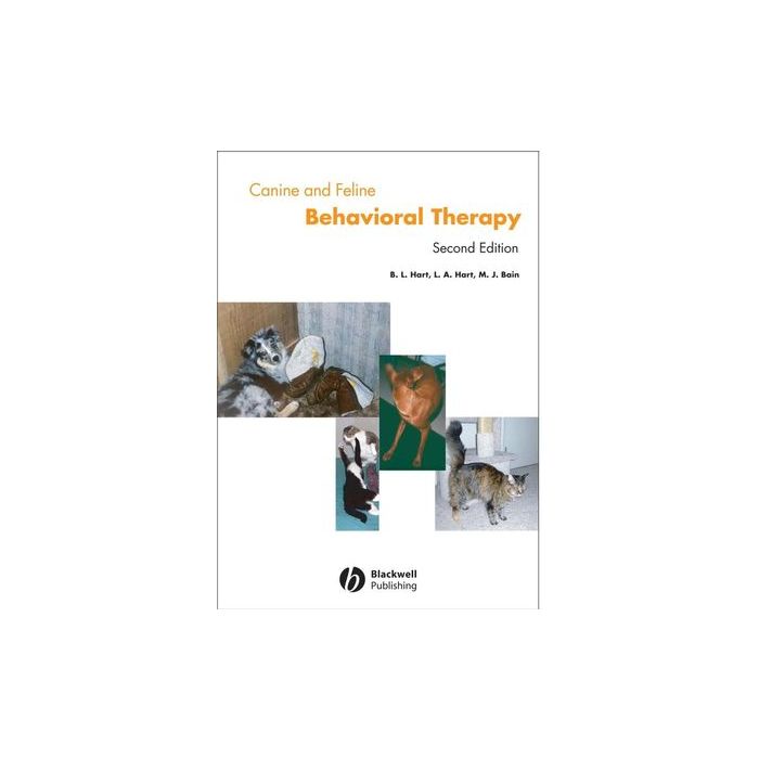 Canine and Feline Behavior Therapy, 2ed.  Hart Benjamin L.; Hart Lynette A.; Bain Melissa  Wiley - Blackwell  9780683039122 Canine and Feline Behavior Therapy, 2ed.  Hart Benjamin L.; Hart Lynette A.; Bain Melissa  Wiley - Blackwell  9780683039122