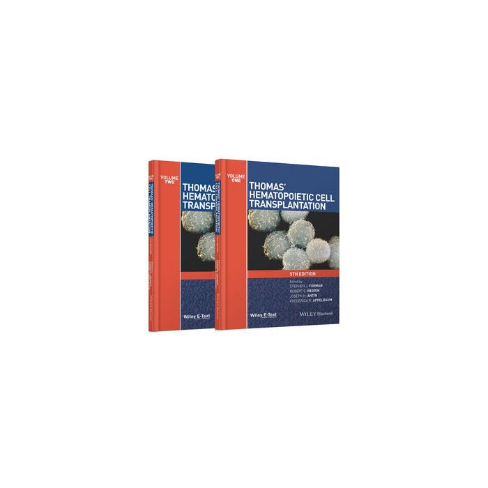 Thomas' Hematopoietic Cell Transplantation, 2 Volume Set, 5ed. Forman Stephen J.; Negrin Robert S.; Antin Joseph; Appelbaum Frederick R. Wiley - Blackwell 9781118416006 Thomas' Hematopoietic Cell Transplantation, 2 Volume Set, 5ed. Forman Stephen J.; Negrin Robert S.; Antin Joseph; Appelbaum Frederick R. Wiley - Blackwell 9781118416006