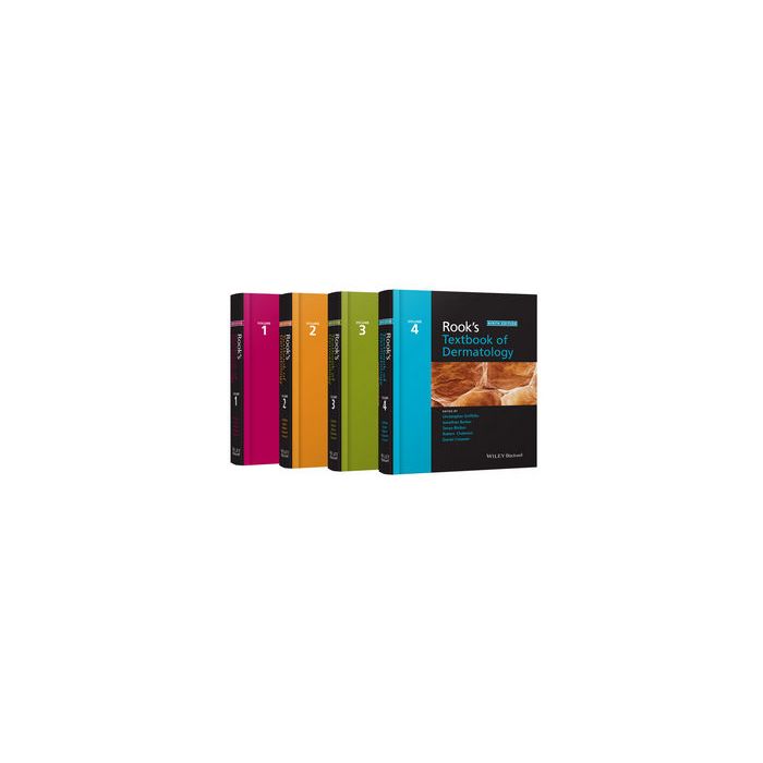 Rook's Textbook of Dermatology, 4 Volume Set, 9ed.  Griffiths Christopher; Barker Jonathan; Chalmers Robert; Bleiker Tanya; Creamer Daniel  Wiley - Blackwell  9781118441190