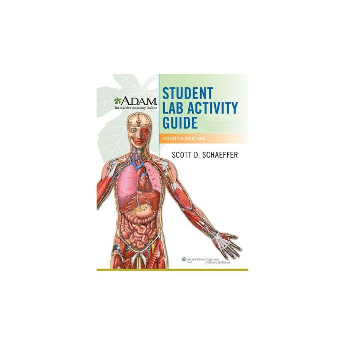 A.D.A.M. Interactive Anatomy Online Student Lab Activity Guide, 4ed.  Schaeffer Scott David  LIPPINCOTT Williams and Wilkins  9781451120394