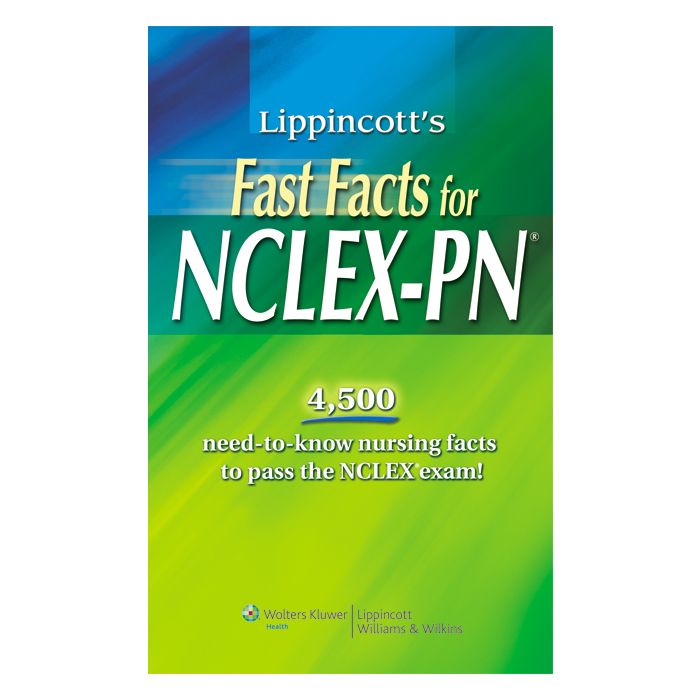 Lippincott's Fast Facts for NCLEX-PN  LIPPINCOTT Williams and Wilkins  9781451176292