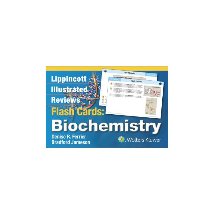 Lippincott Illustrated Reviews Flash Cards: Biochemistry - Ferrier Denise R.; Jameson Bradford - LIPPINCOTT Williams and Wilkins - 9781451191110 Lippincott Illustrated Reviews Flash Cards: Biochemistry - Ferrier Denise R.; Jameson Bradford - LIPPINCOTT Williams and Wilkins - 9781451191110