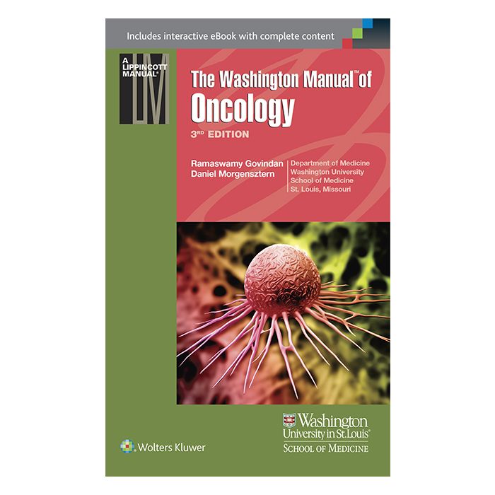 The Washington Manual of Oncology, 3ed.  Govindan Ramaswamy; Morgensztern Daniel  LIPPINCOTT Williams and Wilkins  9781451193473