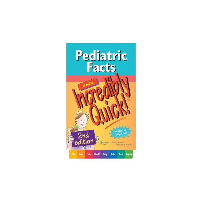 Pediatric Facts Made Incredibly Quick!, 2ed.  AA.VV.  LIPPINCOTT Williams and Wilkins  9781608311002