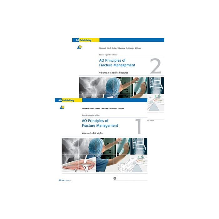 AO Principles of Fracture Management, Books and DVD  Rüedi Thomas P.; Buckley Richard E.; Moran Christopher G.  Thieme Medical Publishers  9783131174420