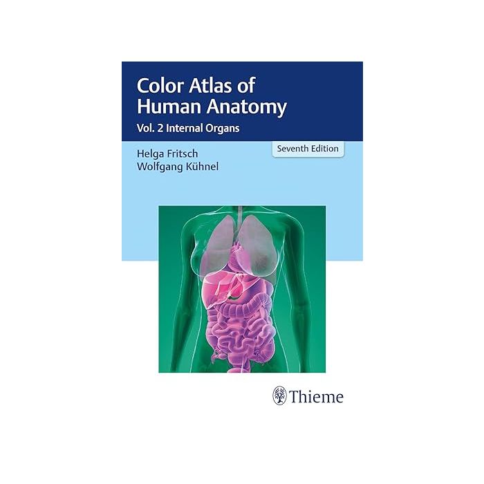 Color Atlas of Human Anatomy Vol. 2 Internal Organs, 6/ed.  Leonhardt Matthias; Fritsch Helga; Kuehnel Wolfgang  Thieme Medical Publishers  9783132424487