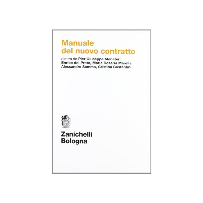 Manuale Del Nuovo Contratto Manuale Del Nuovo Contratto