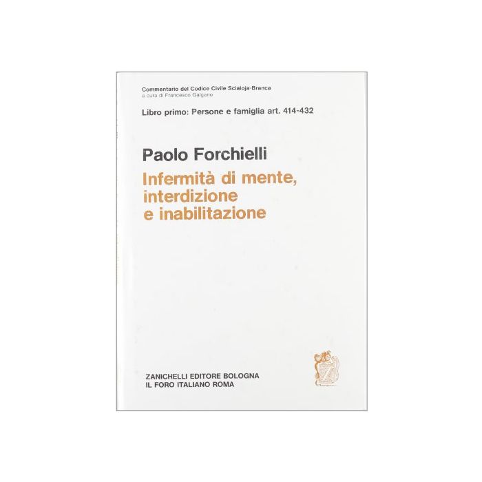 Infermita' Di Mente, Interdizione, Inabilitazione. Artt. 414-432