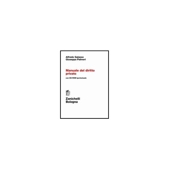 Manuale Del Diritto Privato. Con Cd-rom