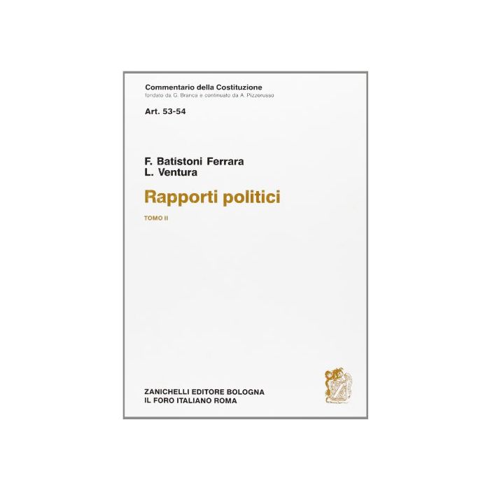Rapporti Politici Art. 53-54
