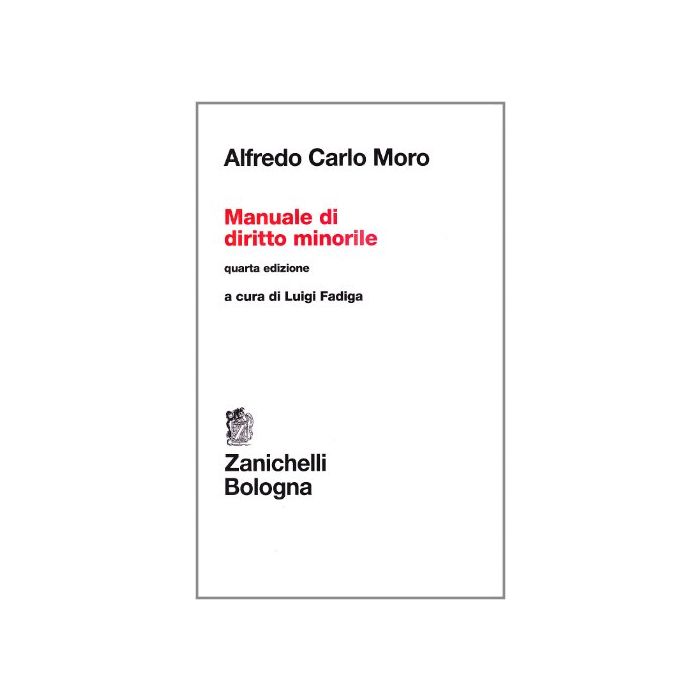 Manuale Di Diritto Minorile 4/ed.
