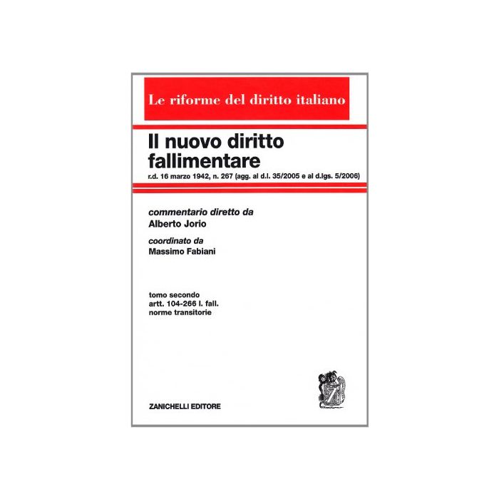 Il Nuovo Diritto Fallimentare Transitorie. Il Nuovo Diritto Fallimentare Transitorie.