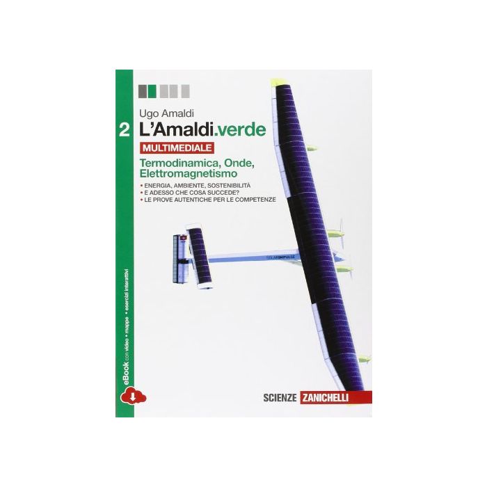 L' Amaldi.verde. Con E-book. Con Espansione Online. Per Le Scuole Superiori  Termodinamica, Onde, Elettromagnetismo