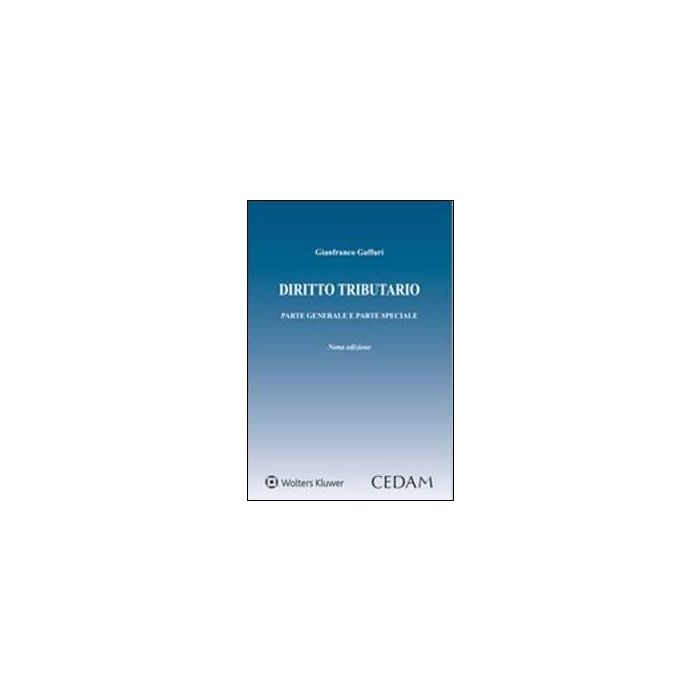Diritto Tributario Cedam Gaffuri Gianfranco  9 edizione