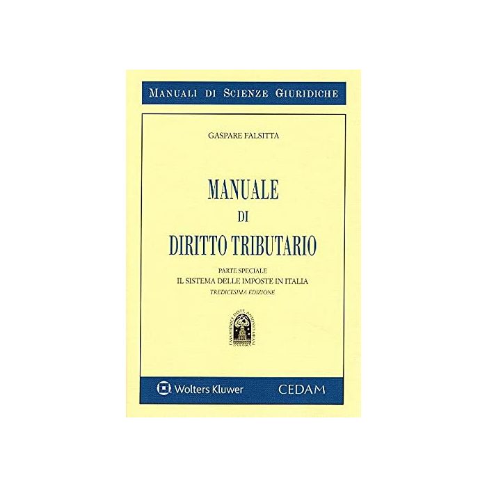 Falsitta manuale di diritto tributario 2021 cedam Falsitta manuale di diritto tributario 2021 cedam
