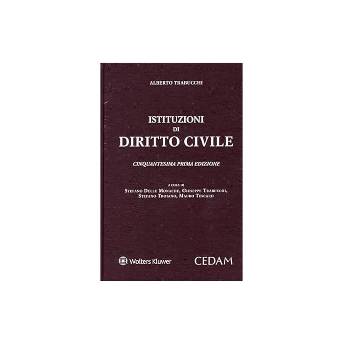 Trabucchi Istituzioni di diritto civile nuova edizione 2024 cedam Trabucchi Istituzioni di diritto civile nuova edizione 2024 cedam