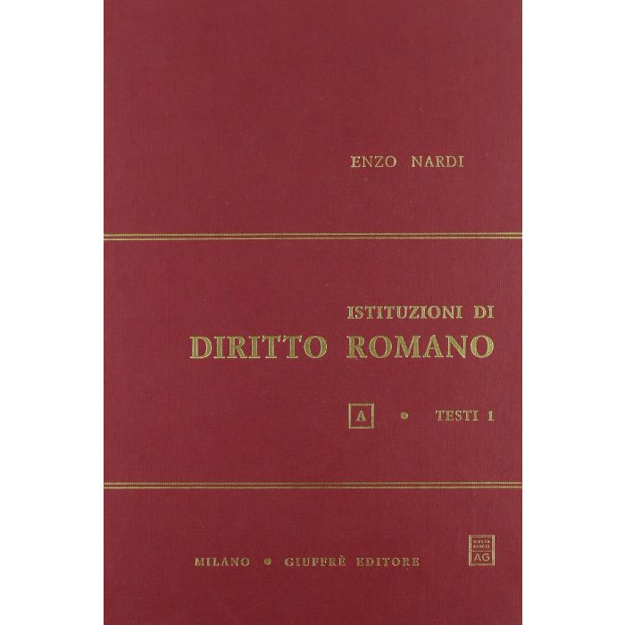 Istituzioni Di Diritto Romano - Nardi Enzo - Giuffre' - 9788814034572