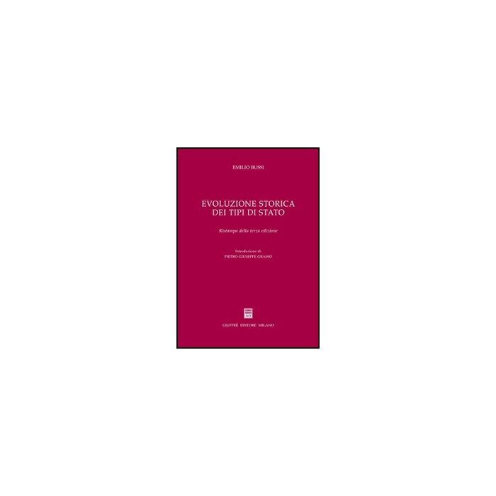 Evoluzione Storica Dei Tipi Di Stato - Bussi Emilio - Giuffre' - 9788814095931 Evoluzione Storica Dei Tipi Di Stato - Bussi Emilio - Giuffre' - 9788814095931