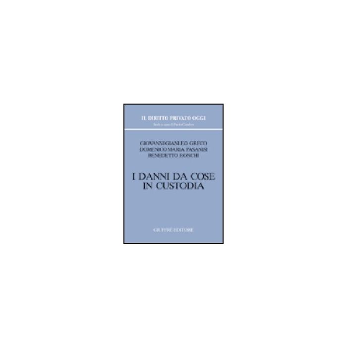 I Danni Da Cose In Custodia  - Greco Giovanni G.; Pasanisi Domenico M.; Ronchi Benedetto - Giuffre' - 9788814110412