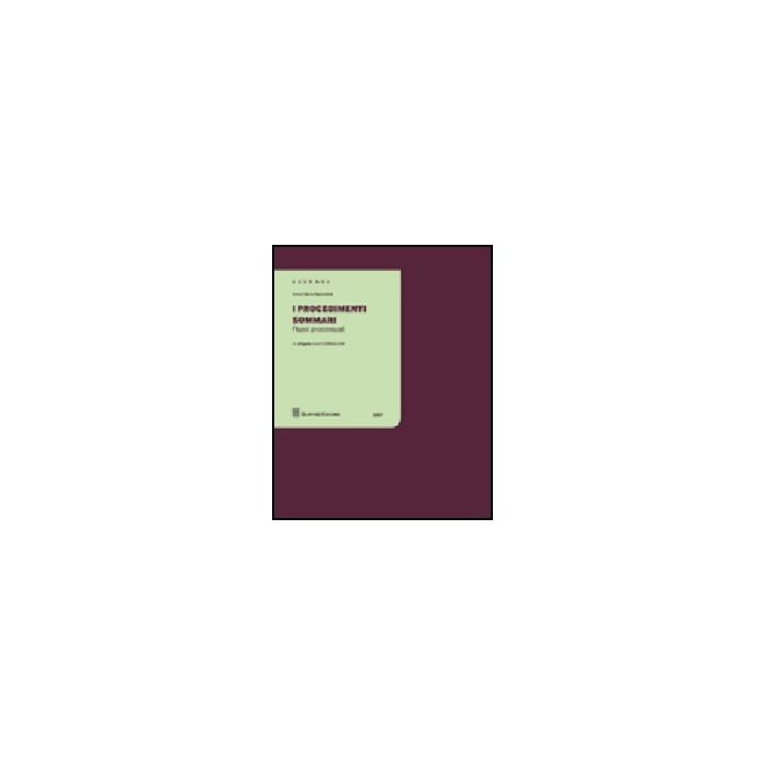 I Procedimenti Sommari. Flussi Processuali. Con Cd-rom  - Raschella' Anna M. - Giuffre' - 9788814127946