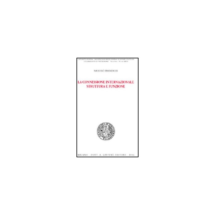 La Connessione Internazionale. Struttura E Funzione  - Pisaneschi Niccolo' - Giuffre' - 9788814134326