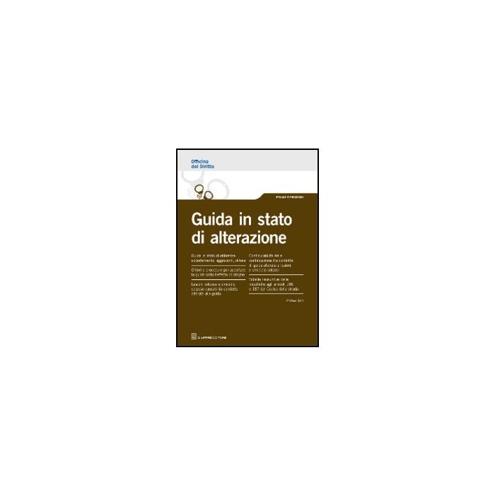 Guida In Stato Di Alterazione - Berri Giulio - Giuffre' - 9788814161889