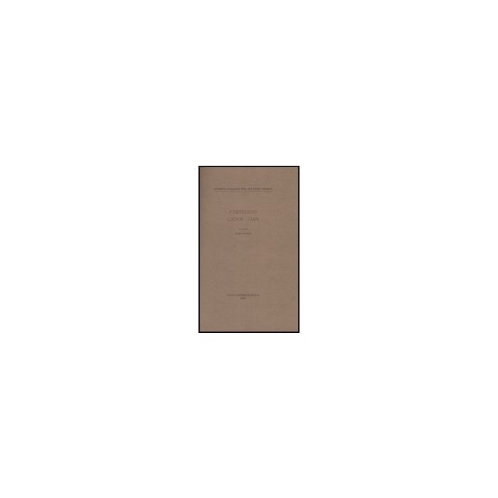 Carteggio Croce-cian - Allasia C.  - Il Mulino - 9788815138088