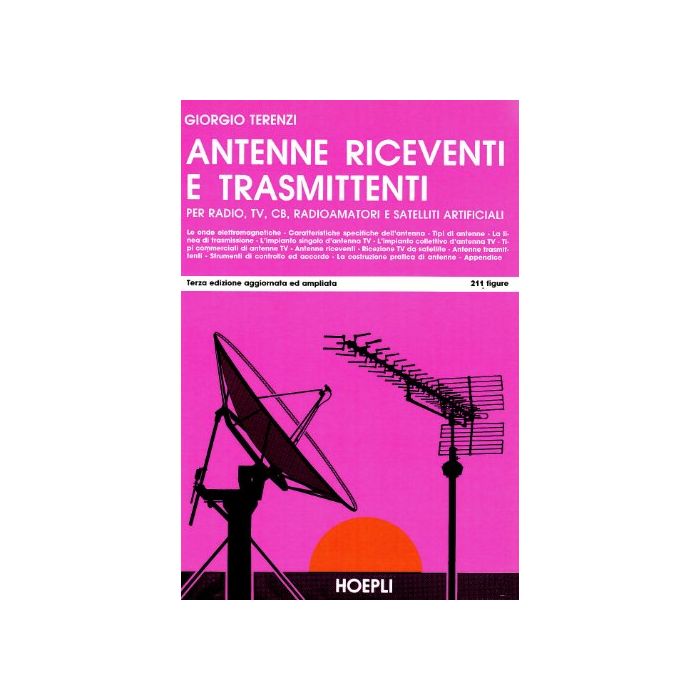 Antenne Riceventi E Trasmittenti Per Radio, Tv, Cb, Radioamatori E Satelliti Artificiali 