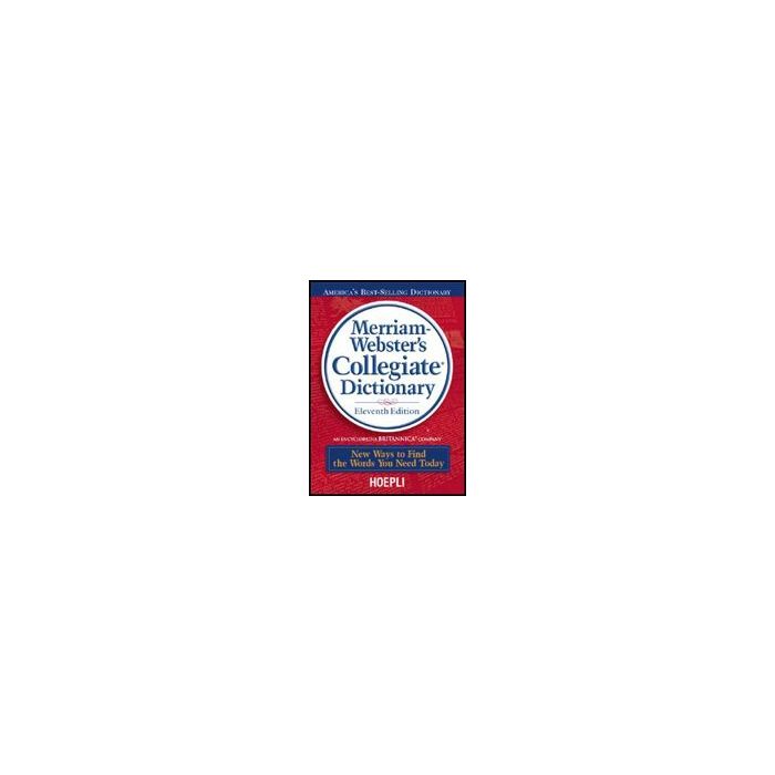 Merriam-webster's Collegiate Dictionary. With Cd-rom