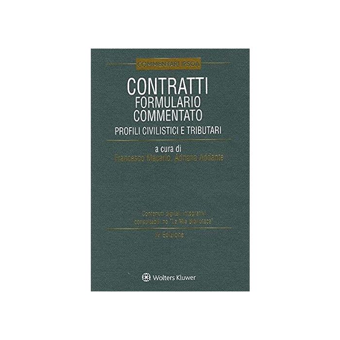 Contratti formulario commentato 2021 macario ipsoa wolters kluwer Contratti formulario commentato 2021 macario ipsoa wolters kluwer