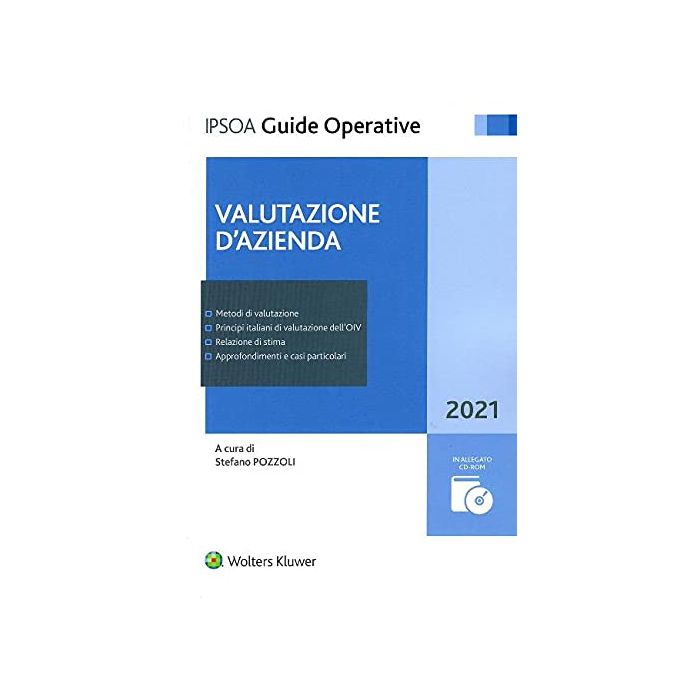 Valutazione d'azienda 2021 ipsoa wolters kluwer libro guida operativa