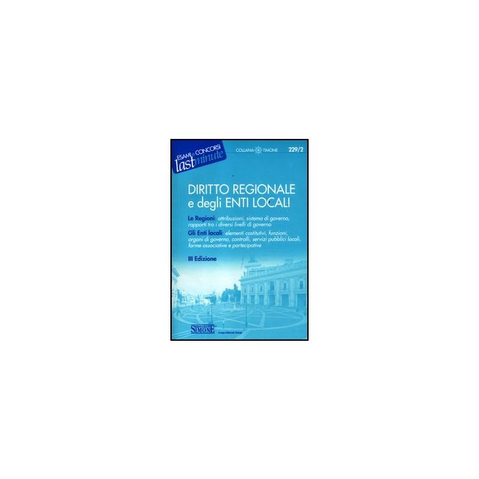 Diritto Regionale E Degli Enti Locali - - Simone - 9788824433716 Diritto Regionale E Degli Enti Locali - - Simone - 9788824433716