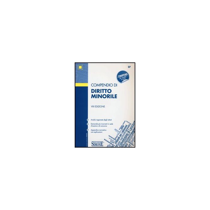 Compendio Di Diritto Minorile - - Simone - 9788824437301 Compendio Di Diritto Minorile - - Simone - 9788824437301