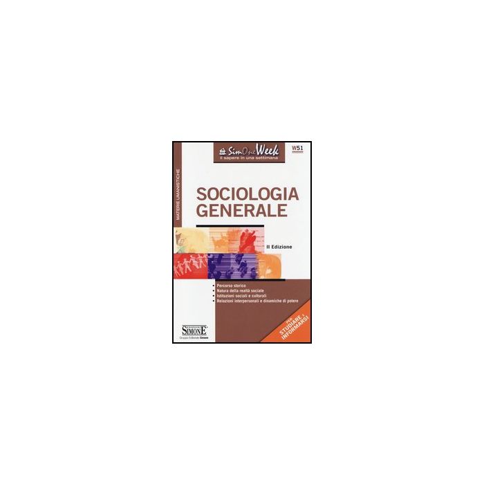 Sociologia Generale -  - Simone - 9788824439794