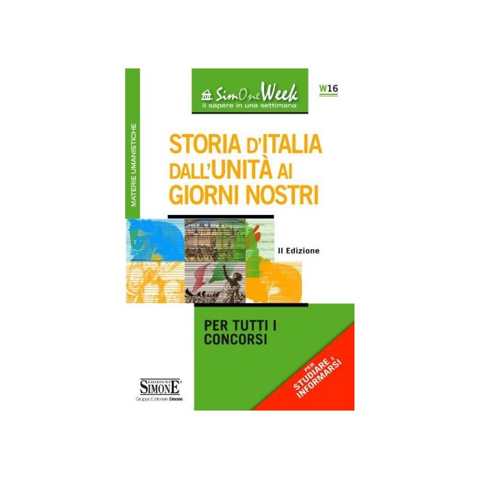 Storia D'italia Dall'unita' Ai Giorni Nostri. Per Tutti I Concorsi - - Simone - 9788824439916 Storia D'italia Dall'unita' Ai Giorni Nostri. Per Tutti I Concorsi - - Simone - 9788824439916