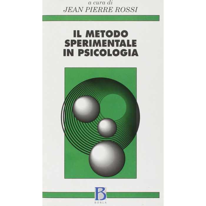 jean pierre rossi il metodo sperimentale in psicologia borla jean pierre rossi il metodo sperimentale in psicologia borla