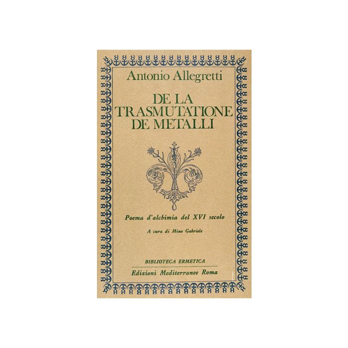 De La Trasmutatione De Metalli