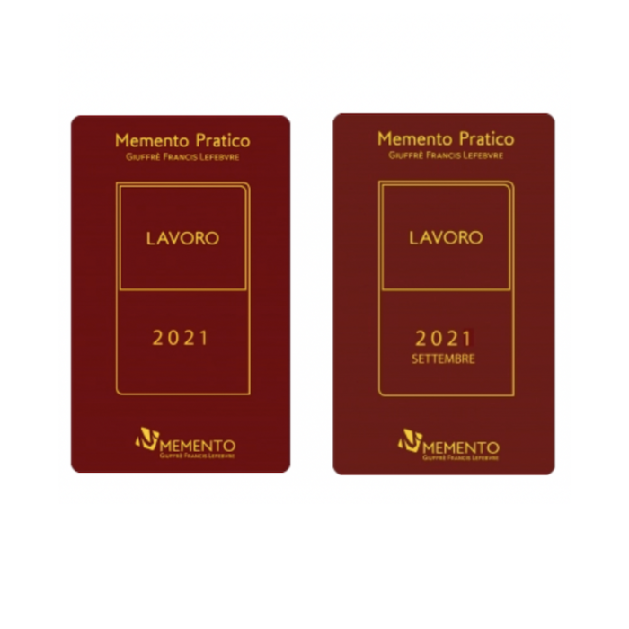 MEMENTO LAVORO BUNDLE PACCHETTO 2 EDIZIONI 2021 MEMENTO LAVORO BUNDLE PACCHETTO 2 EDIZIONI 2021
