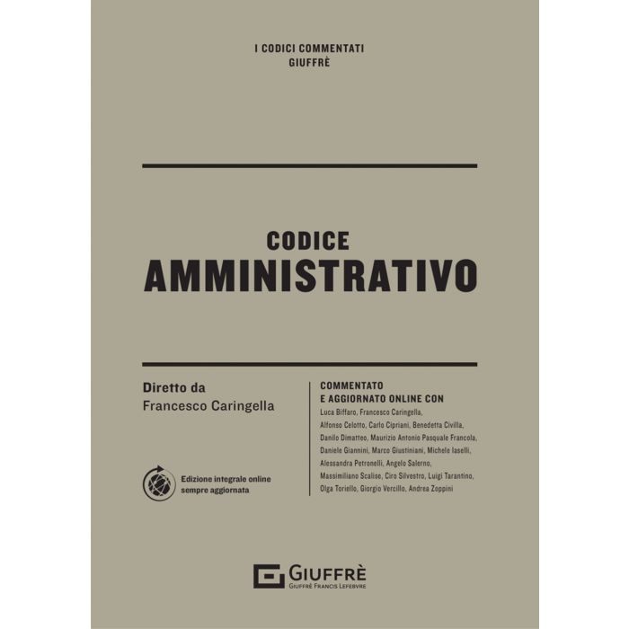 CODICE AMMINISTRATIVO COMMENTATO 2022 CHIEPPA CARINGELLA GIUFFRE