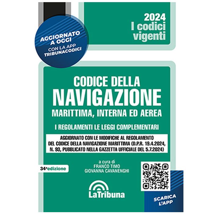 Codice della navigazione vigente 2024 la tribuna