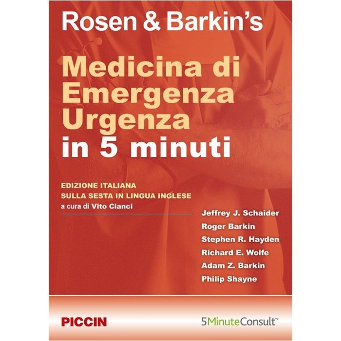 Rosen Barkins's medicina di emergenza e 5 minuti piccin editore