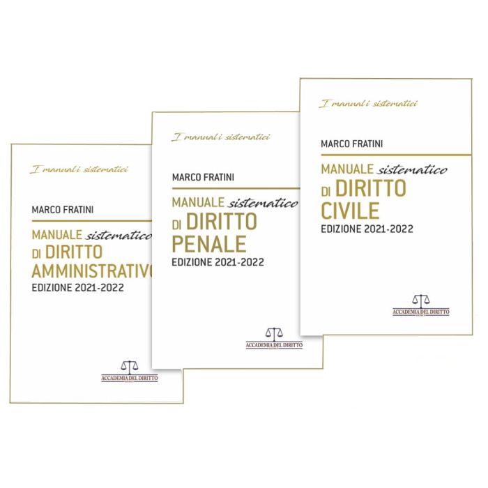Kit Manuali sistematici concorso magistratura 2022 fratini civile penale amministrativo Kit Manuali sistematici concorso magistratura 2022 fratini civile penale amministrativo