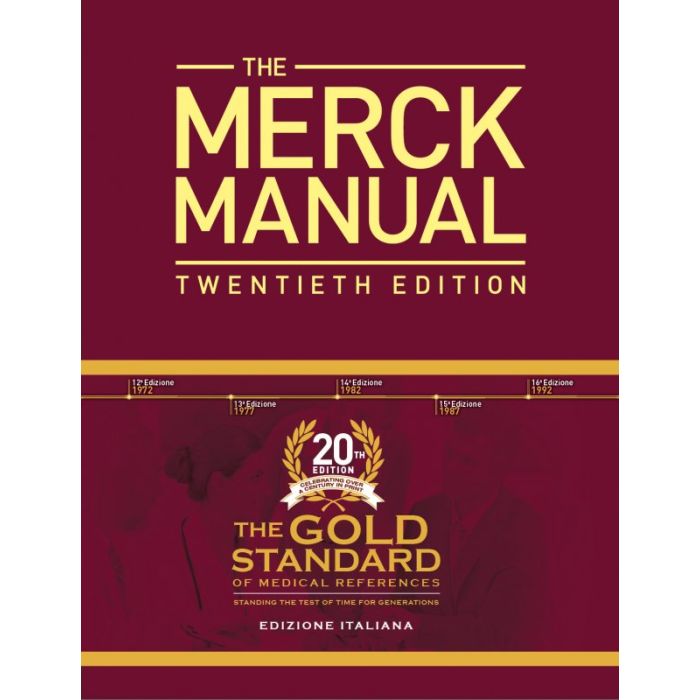 Manuale Merck diagnosi e terapia 2020 edizione italiana 20 edizione Manuale Merck diagnosi e terapia 2020 edizione italiana 20 edizione