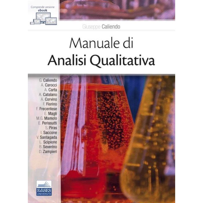 Manuale di Analisi qualitativa farmaceutica caliendo carta edises 2020 Manuale di Analisi qualitativa farmaceutica caliendo carta edises 2020