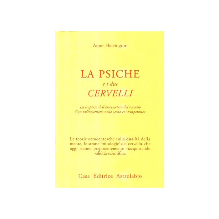 La Psiche E I Due Cervelli. La Scoperta Dell'asimmetria Del Cervello. Con Un'incursione Nella Scena Contemporanea - Harrington Anne - Astrolabio - 9788834011294 La Psiche E I Due Cervelli. La Scoperta Dell'asimmetria Del Cervello. Con Un'incursione Nella Scena Contemporanea - Harrington Anne - Astrolabio - 9788834011294