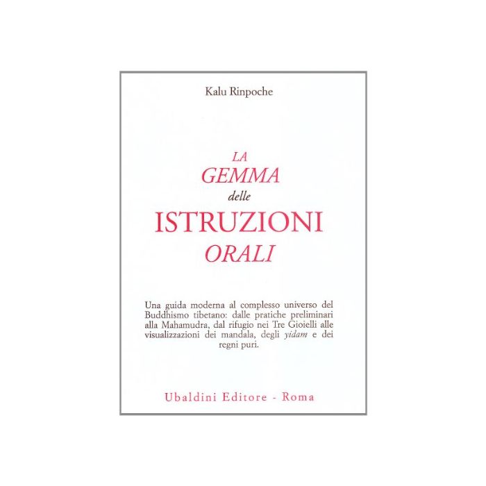 La Gemma Delle Istruzioni Orali  - Kalu (rinpoche) - Astrolabio - 9788834011515