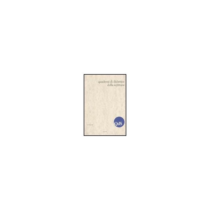 Quaderni Di Didattica Della Scrittura N. 8 Quaderni Di Didattica Della Scrittura N. 8