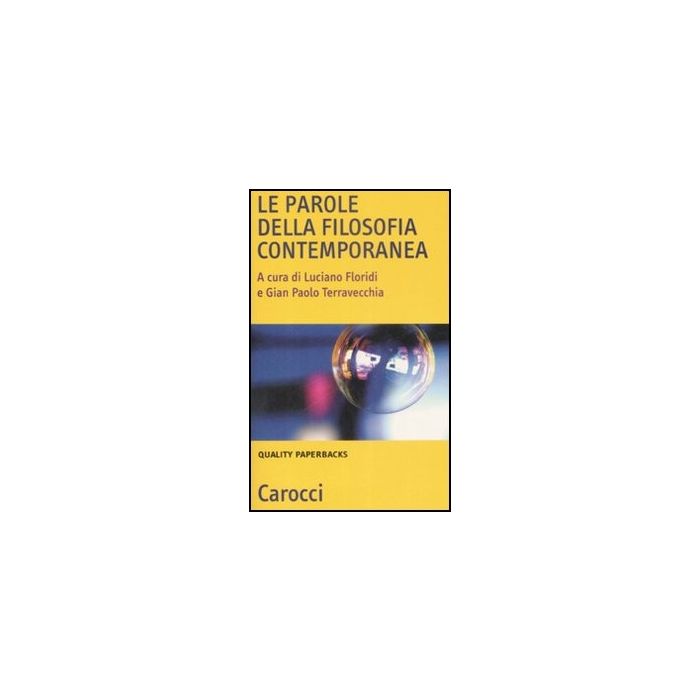 Le Parole Della Filosofia Contemporanea 