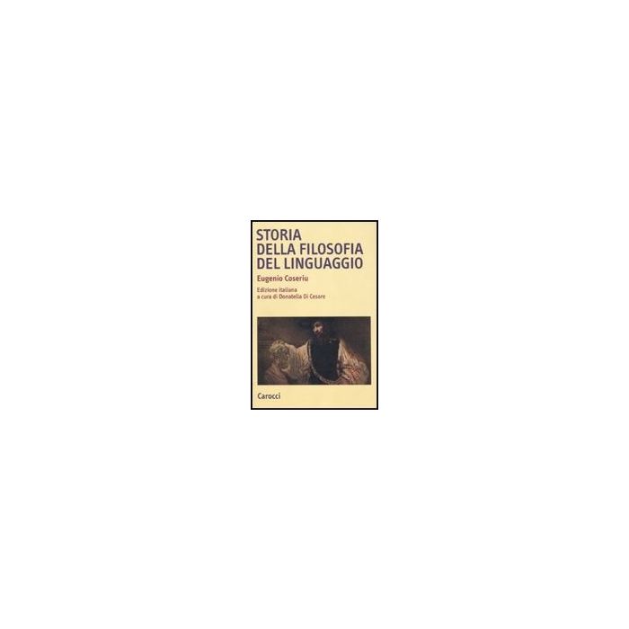 Storia Della Filosofia Del Linguaggio