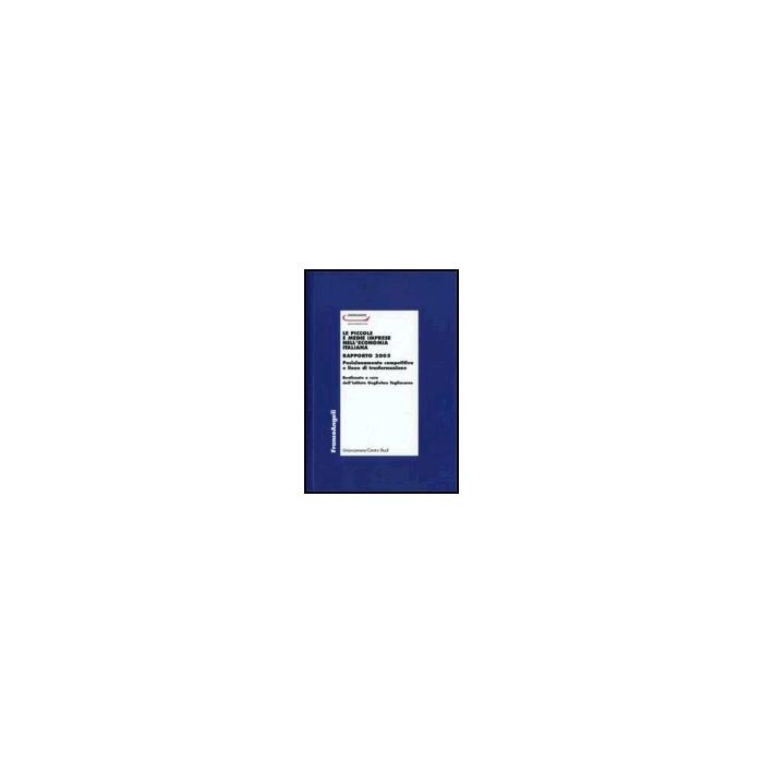 Le Piccole E Medie Imprese Nell'economia Italiana. Rapporto 2005. Posizionamento Competitivo E Linee Di Trasformaziome - Unioncamere - Franco Angeli - 9788846478948